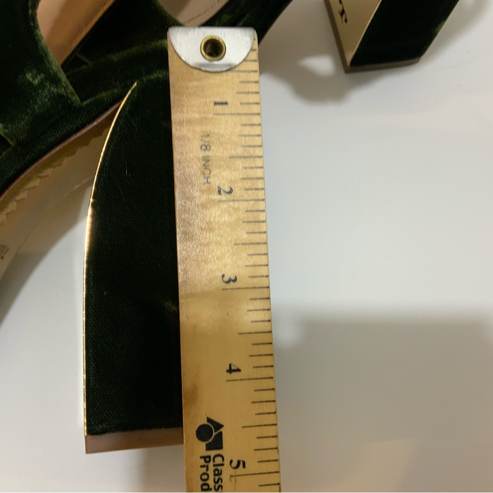 Tory Burch Loretta Velvet Platform Sandals 7 M - Picture 11 of 14